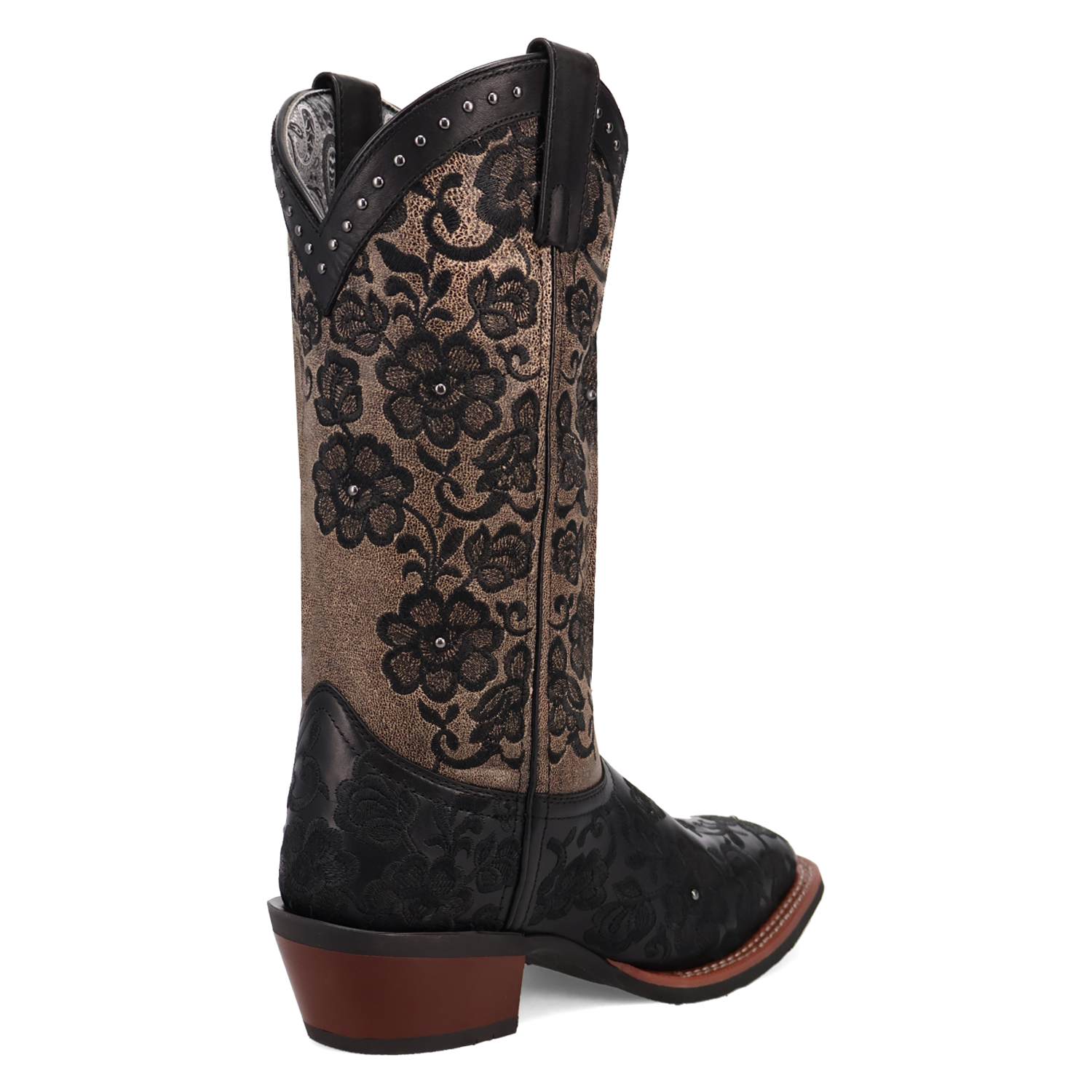 Laredo Ladies Flora Leather Boot - Black - 20019