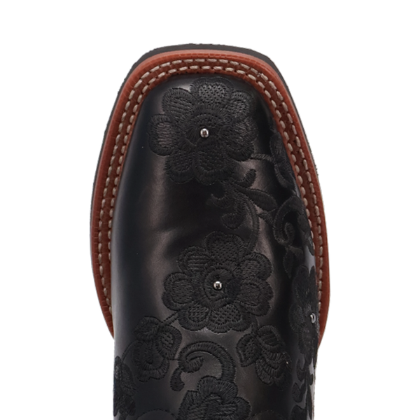 Laredo Ladies Flora Leather Boot - Black - 20019