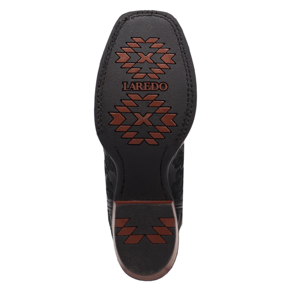 Laredo Ladies Flora Leather Boot - Black - 20019