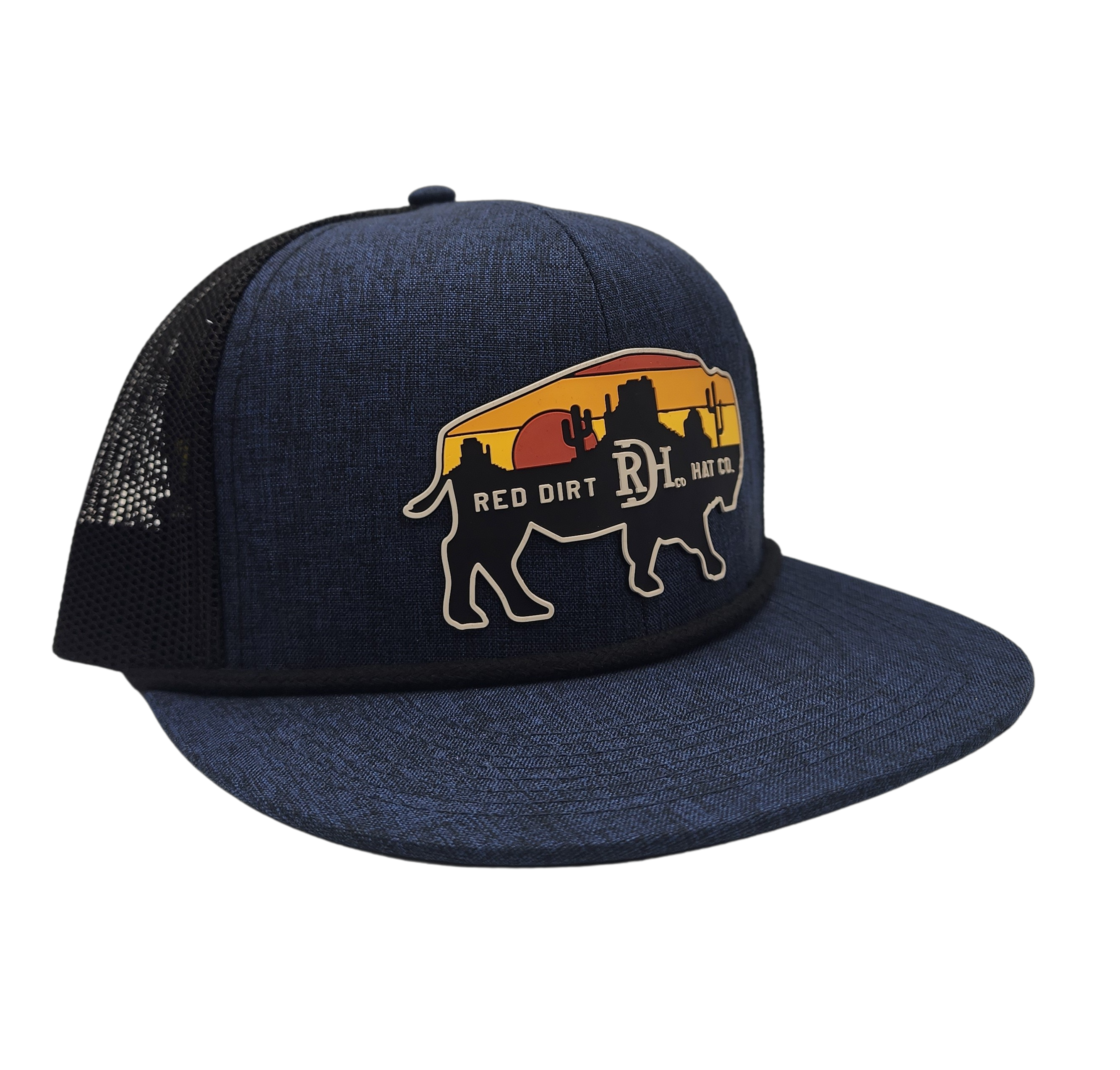 Red Dirt Hat Co Billboard Heather Navy/ Black- RDHC287