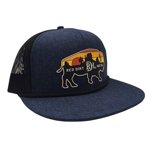 Red Dirt Hat Co Billboard Heather Navy/ Black- RDHC287