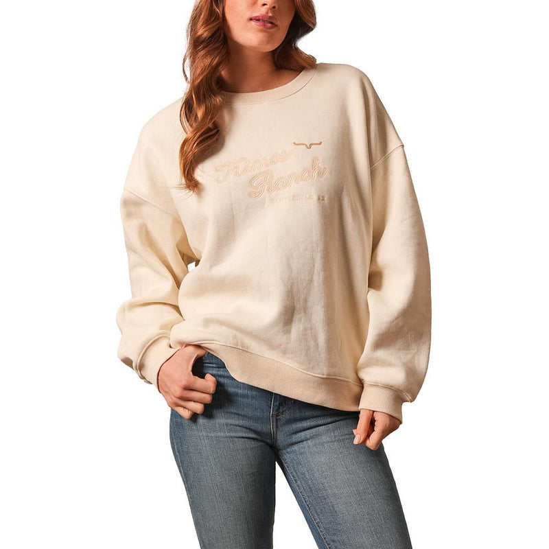 Kimes Ranch Ladies Solana Natural Crew