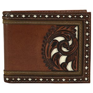 Trenditions JUSTIN BIFOLD WALLET BROWN W/TOOLING 2122768W1