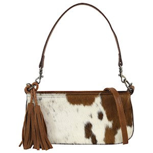 Trenditions CATCHFLY CONVERTIBLE BAG CHESTNUT WITH HAIR ON 22091846