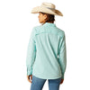 Ariat Ladies VentTEK Stretch Long Sleeve Shirt Baltic Check 10048857