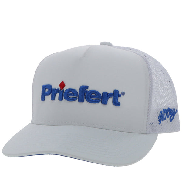 Hooey "Priefert" White Cap 2371T-WH
