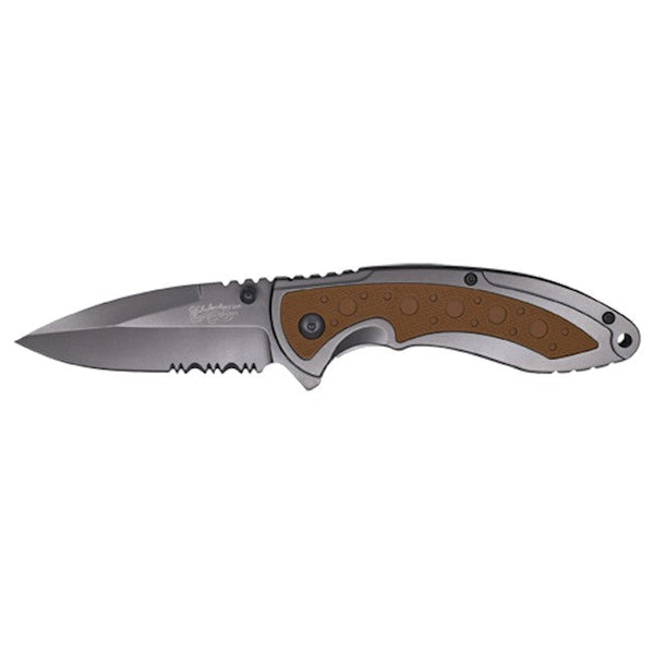 Justin Folding Knife Olive Rubber Inlay - 2427450583
