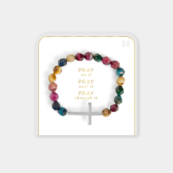 Coco & Carmen Pray on it, Pray Over it, Pray Through it Bracelet - 2435326A