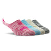 Ariat Womens No Slip No Show Socks 4 Pack - Heathered Rainbow - AR2594-780