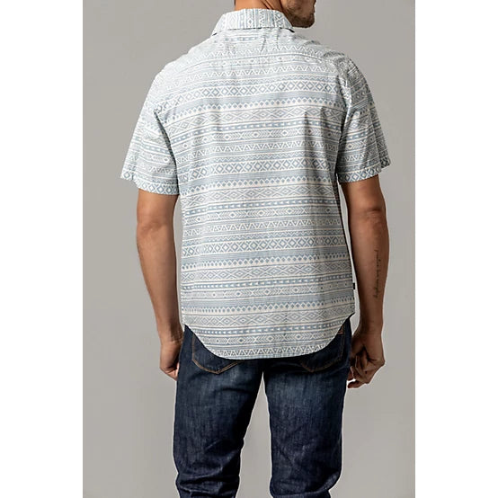 Kimes Ranch Men's "Colton" Short Sleeve Dress Shirt - Light Blue - ColtonLightBlue