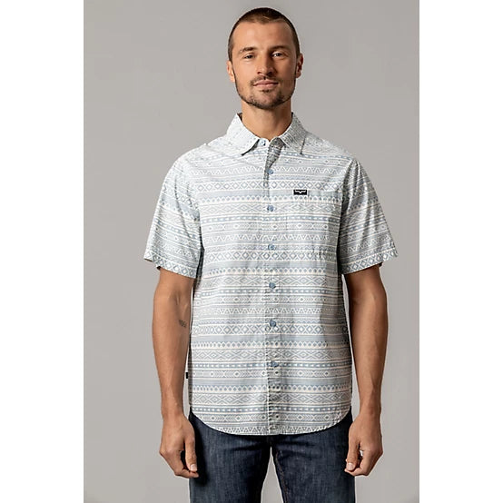 Kimes Ranch Men's "Colton" Short Sleeve Dress Shirt - Light Blue - ColtonLightBlue