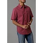 Kimes Ranch Men's "MC Cooper" Short Sleeve Dress Shirt - Red - MCCooperRed