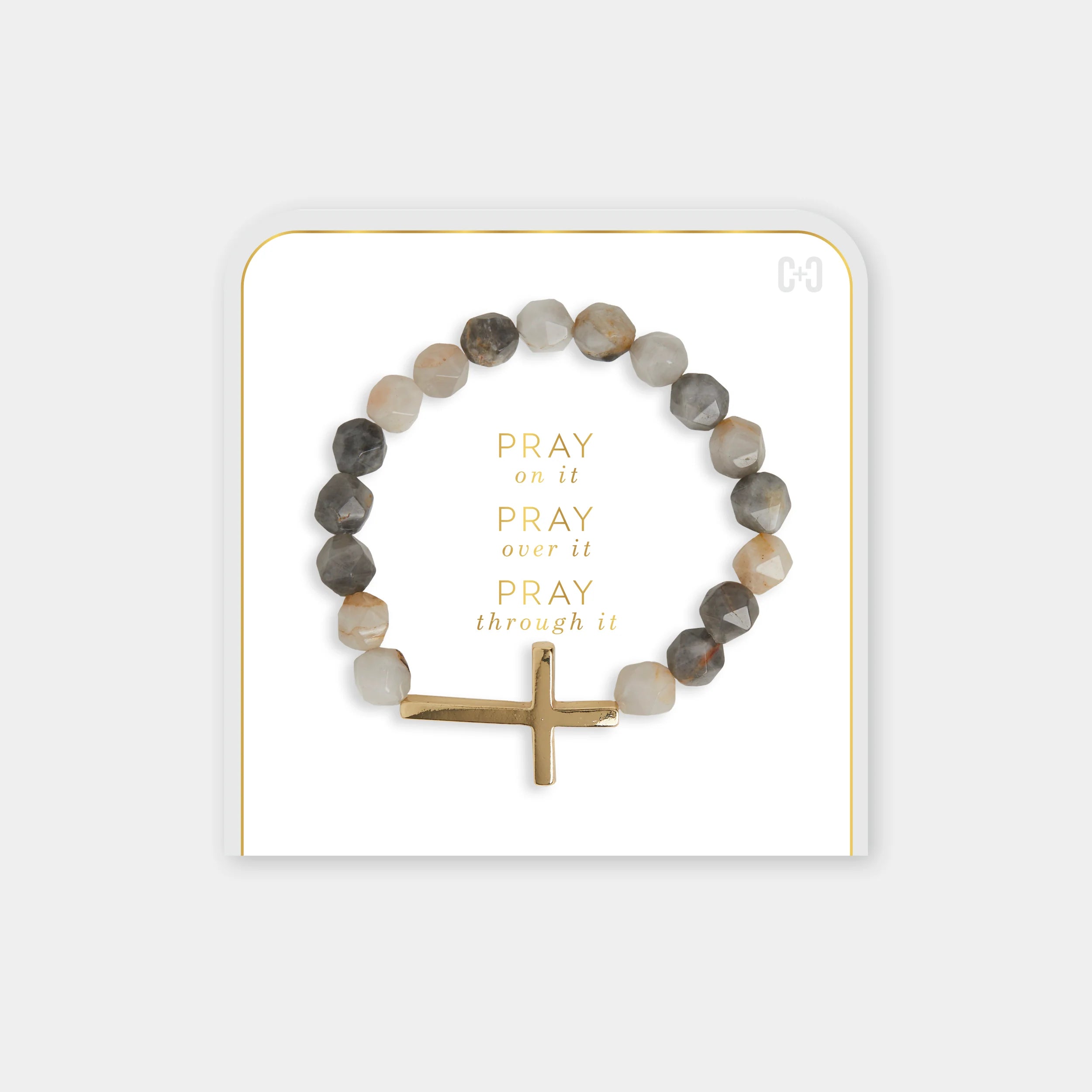 Coco & Carmen Pray on it, Pray Over it, Pray Through it Bracelet - 2515313C