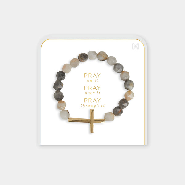 Coco & Carmen Pray on it, Pray Over it, Pray Through it Bracelet - 2515313C