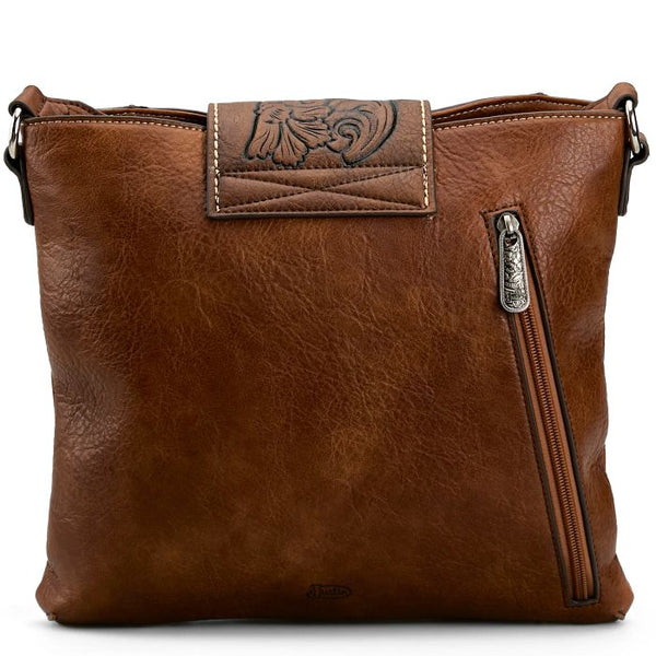 Justin Ladies Crossbody Embossed W/Buckle - 2520619021