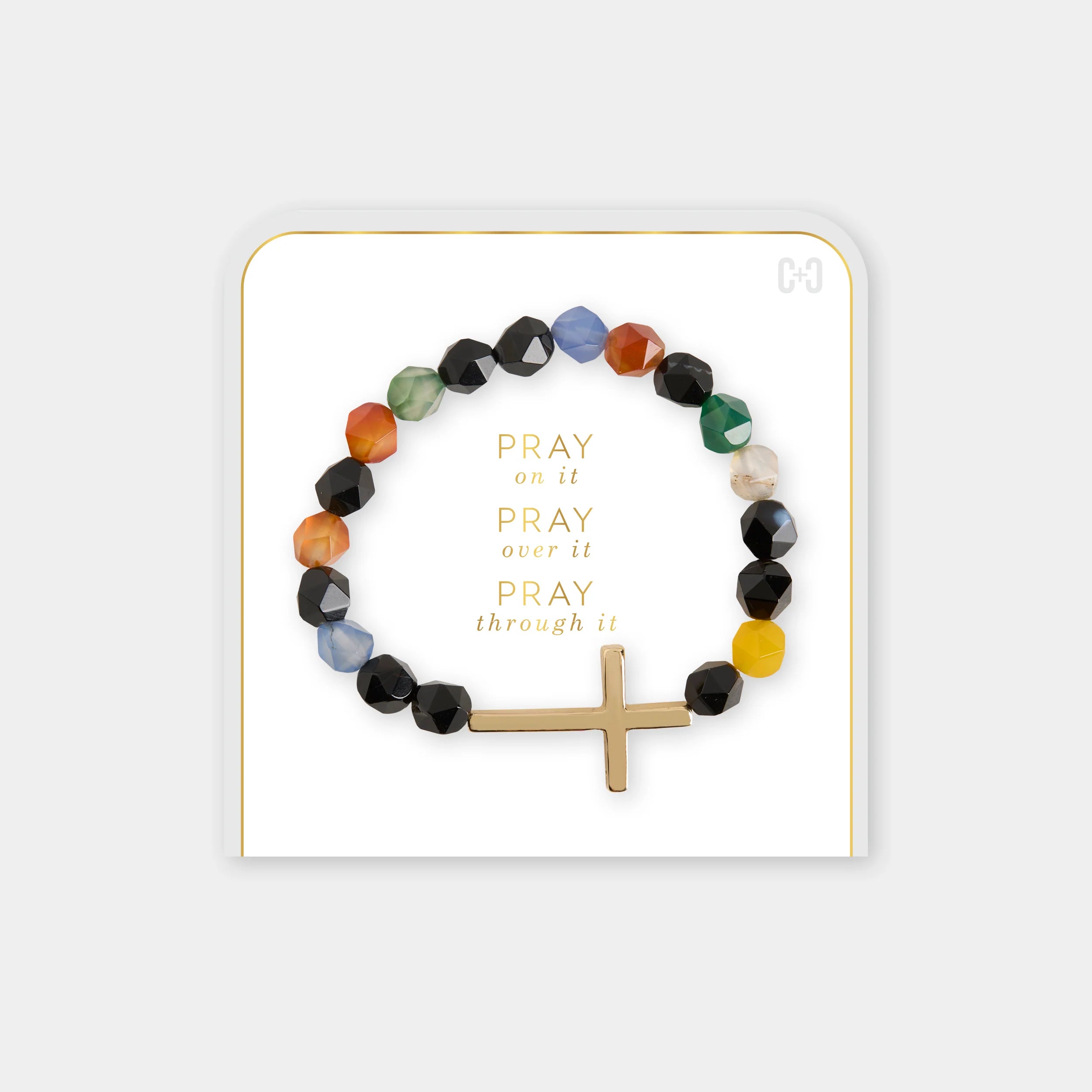 Coco & Carmen Pray on it, Pray Over it, Pray Through it Bracelet - 2535305A