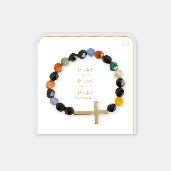 Coco & Carmen Pray on it, Pray Over it, Pray Through it Bracelet - 2535305A