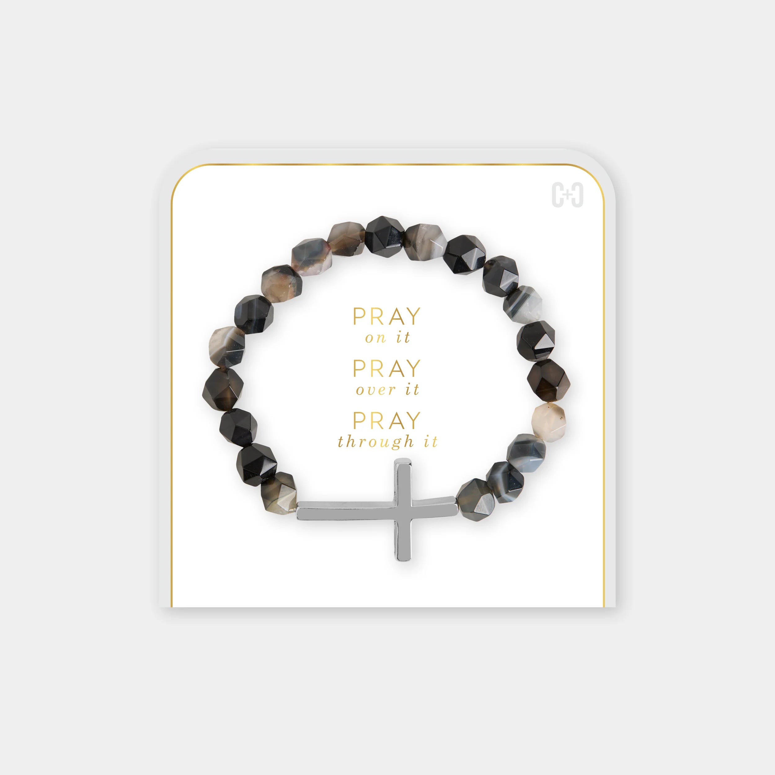 Coco & Carmen Pray on it, Pray Over it, Pray Through it Bracelet - 2535305B