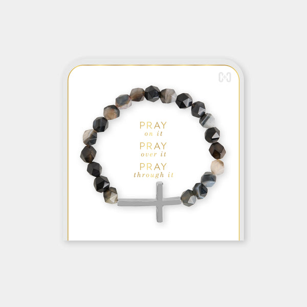 Coco & Carmen Pray on it, Pray Over it, Pray Through it Bracelet - 2535305B