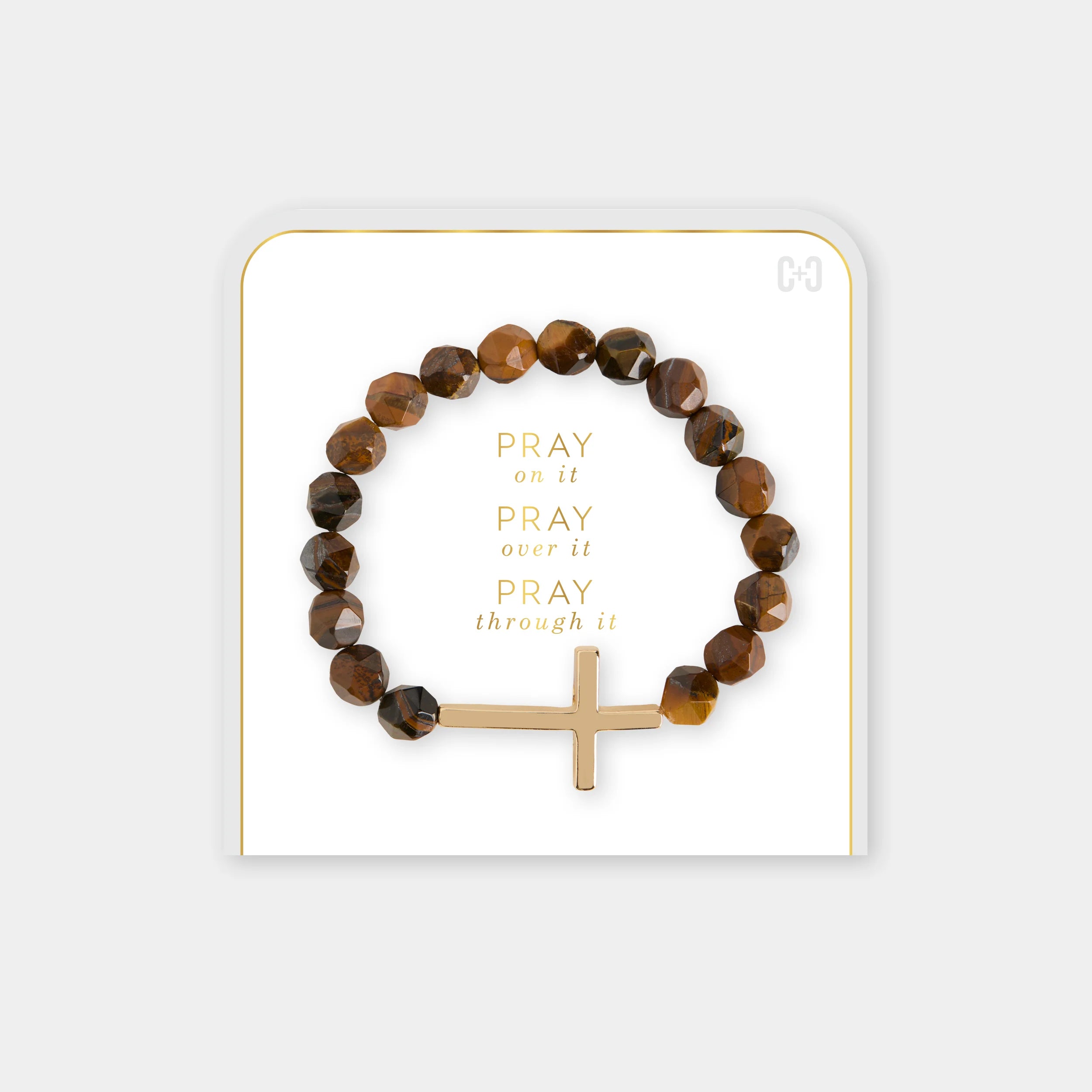 Coco & Carmen Pray on it, Pray Over it, Pray Through it Bracelet - 2535305C