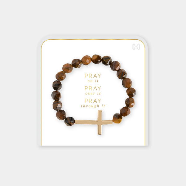 Coco & Carmen Pray on it, Pray Over it, Pray Through it Bracelet - 2535305C