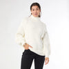 Hennie Cable Knit Turtleneck Sweater - 2539127