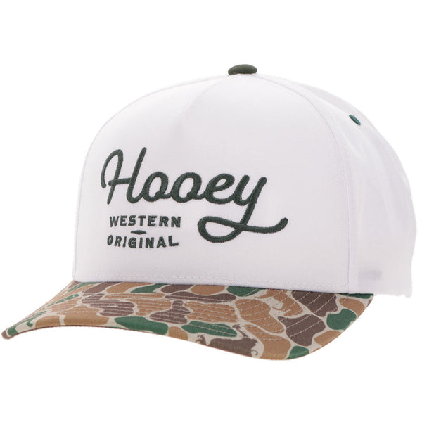Hooey OG Camo and White Ball Cap-2560T-WHCA