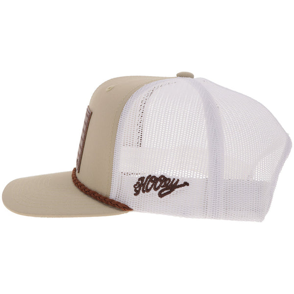 Hooey Liberty Roper Tan and White Ball Cap-2610T-TNWH