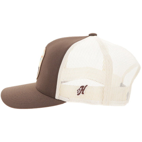Hooey Cheyenne Tan and Brown Ball Cap-2647T-BRTN