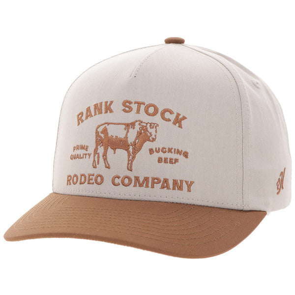 Hooey Rank Stock Tan Ball Cap-2662T-TN