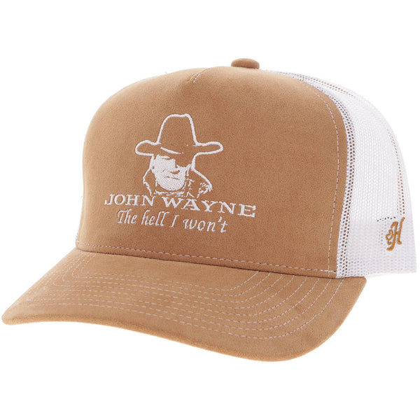 Hooey John Wayne Tan and White Ball Cap-2670T-TNWH