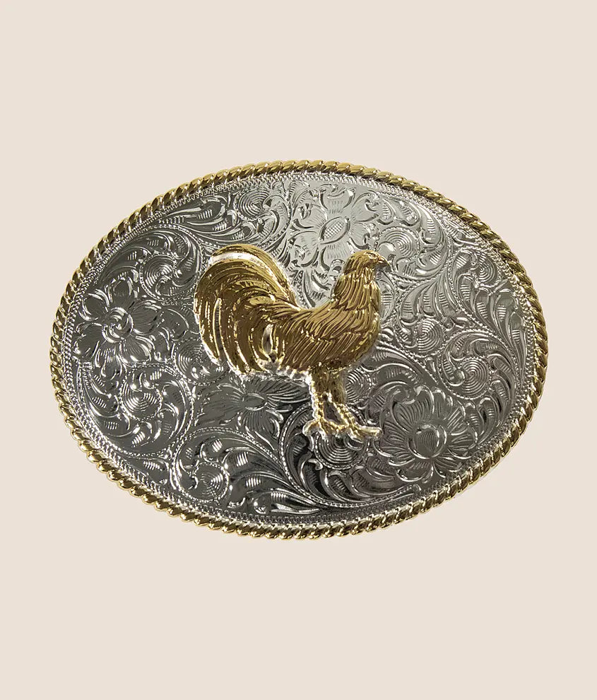 Nocona Oval Standing Rooster 37958