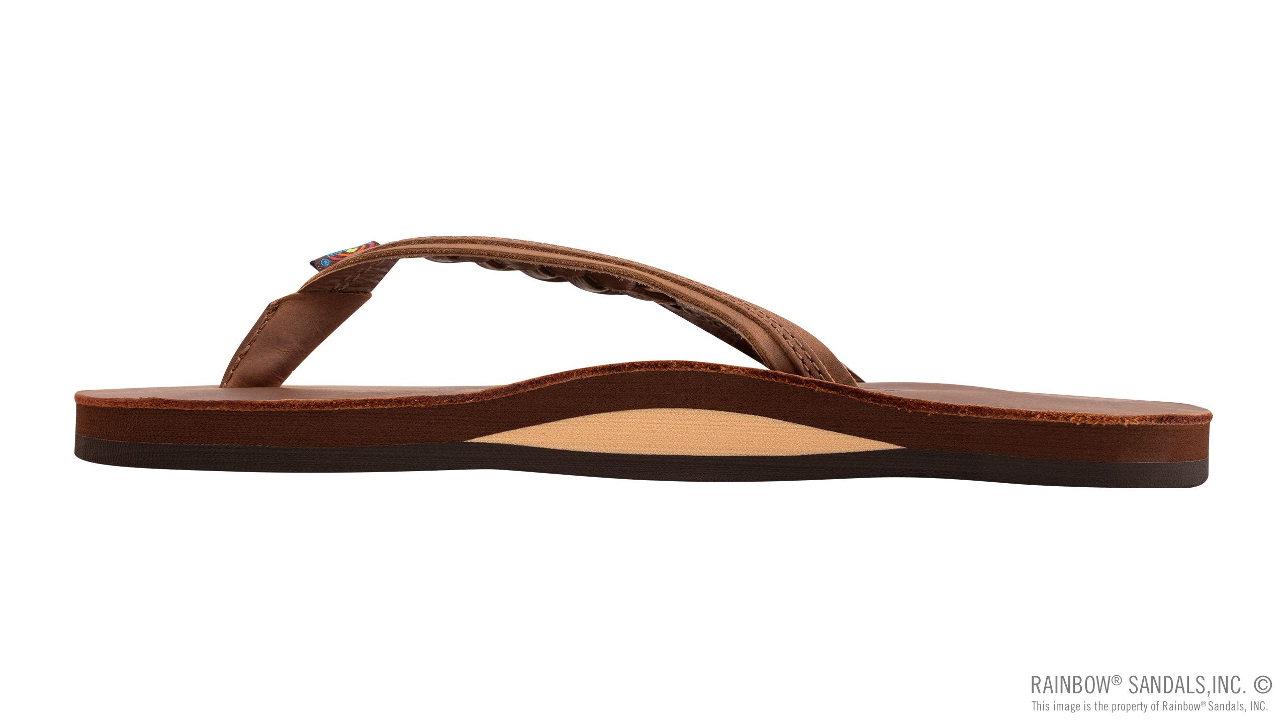Rainbow Ladies Flirty Braidy - Single Layer Premier Leather 1/2
