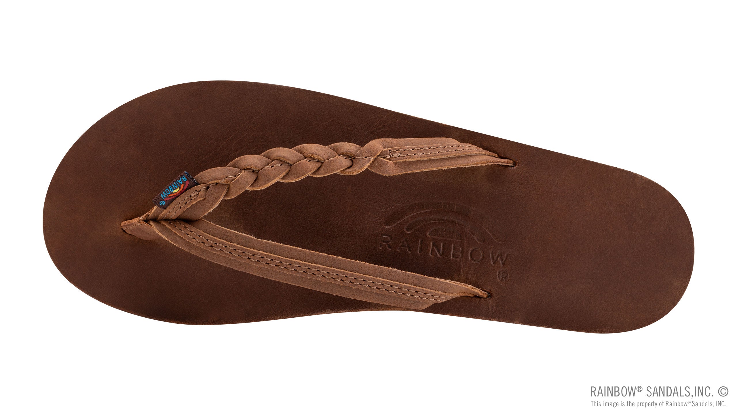 Rainbow Ladies Flirty Braidy - Single Layer Premier Leather 1/2