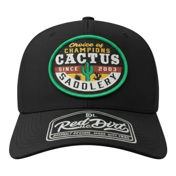 Red Dirt Hat Co. Cactus Saddlery Patch Curved Bill - RDHC-569