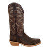 R. Watson Men's Chocolate Sueded Ostrich Leg Boots RW4802-1