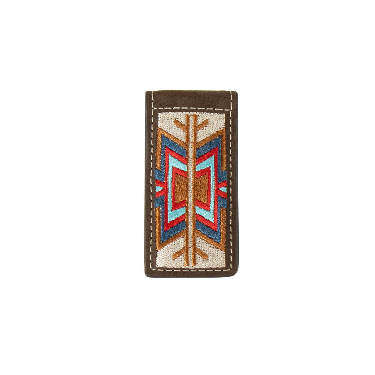 3D Southwest Embroidered Inlay Money Clip - D250013097