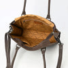 American Darling Large Suede Tote Brown in color with Concealed Carry area ADBG1553D