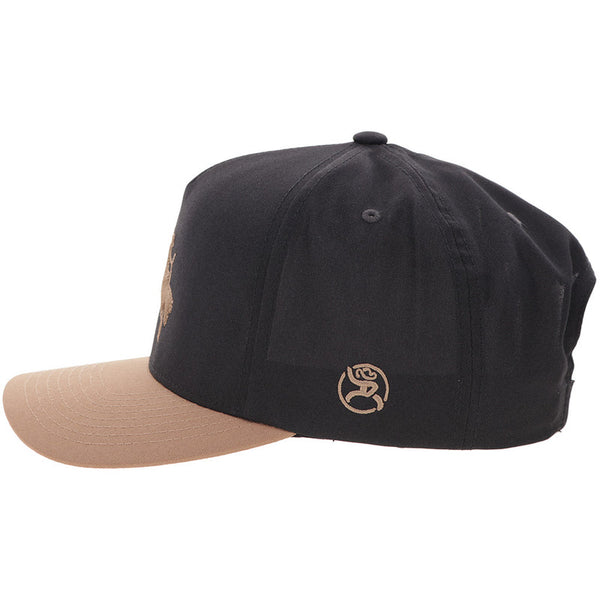Hooey Whit Black and Tan Ball Cap-4047T-BKTN