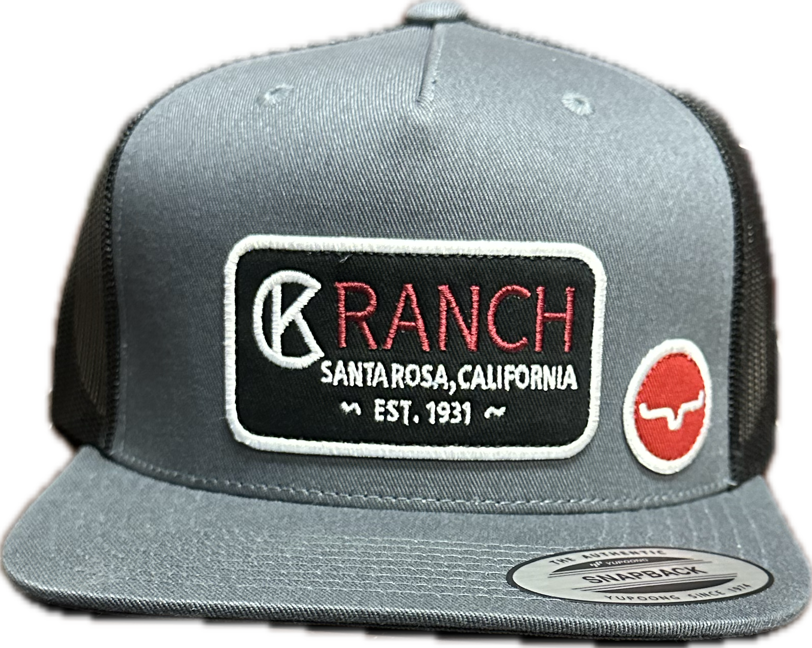 Kimes Ranch CK31 Trucker Hat - Charcoal/Black