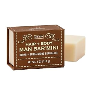 San Francisco Soap Hair and Body Mini-Bar 4oz Cedar and Sandalwood