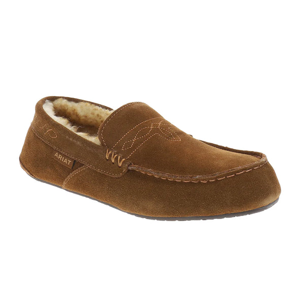 Ariat Men's Clayton Moccasin Slippers - Tan - AR4861-221