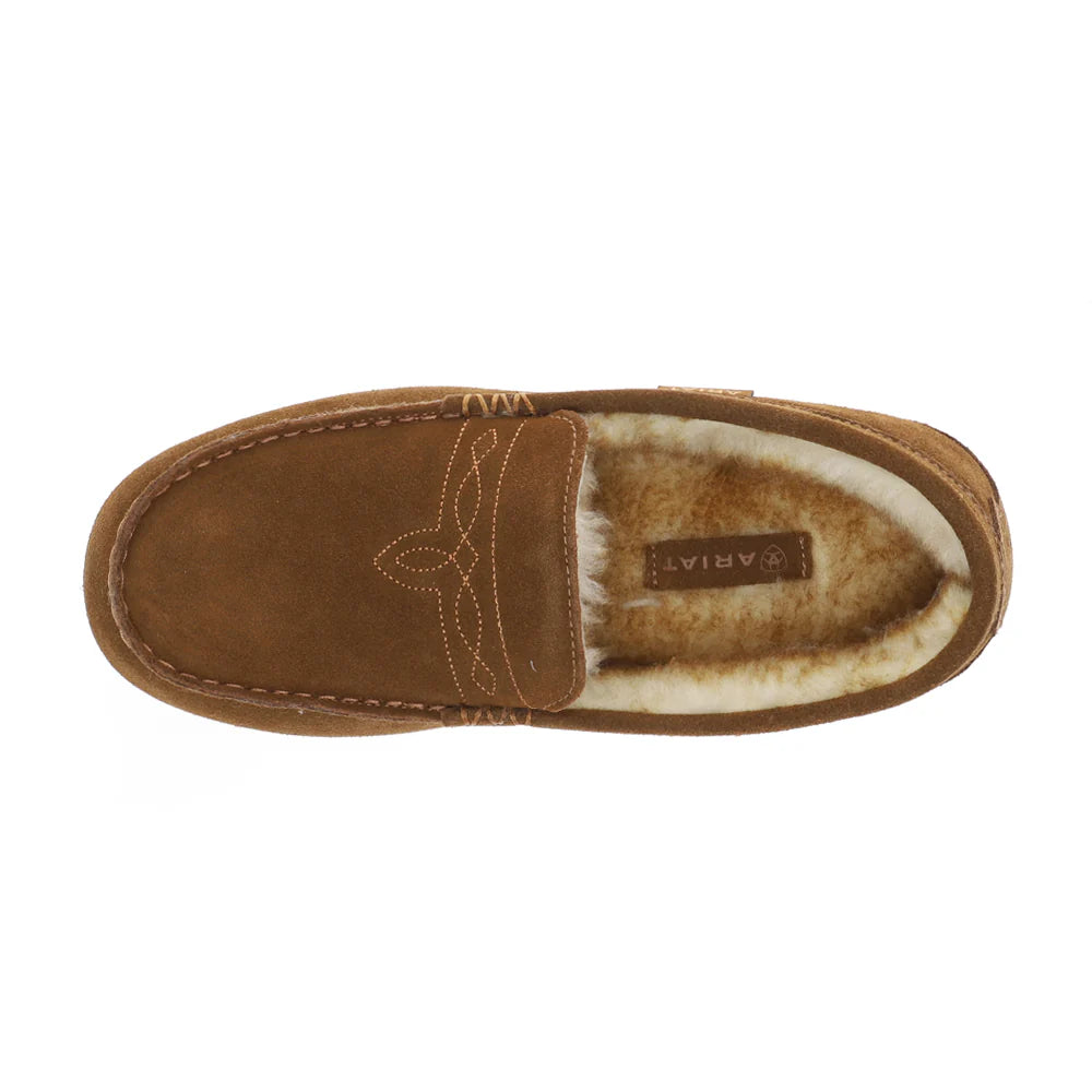 Ariat Men's Clayton Moccasin Slippers - Tan - AR4861-221