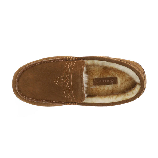 Ariat Men's Clayton Moccasin Slippers - Tan - AR4861-221
