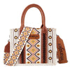 Wrangler Southwestern Print Small Canvas Tote Crossbody Purse-WG2202-8120SCF