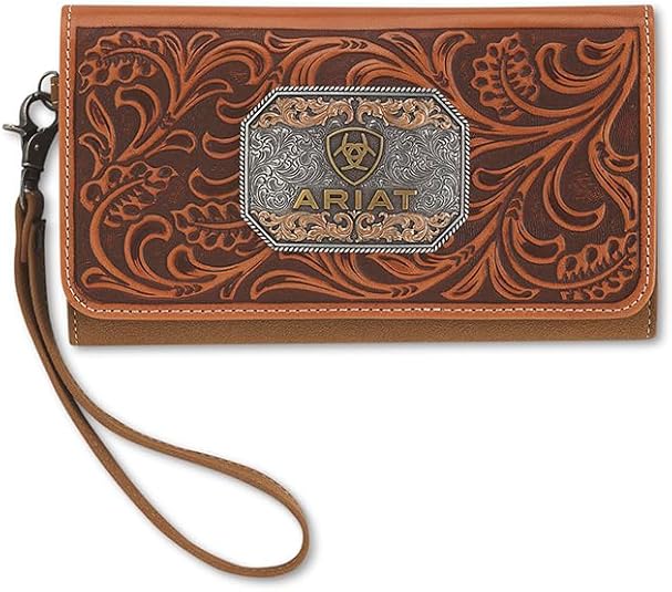 Ariat Evelyn Scroll Tan Wallet - A770021208