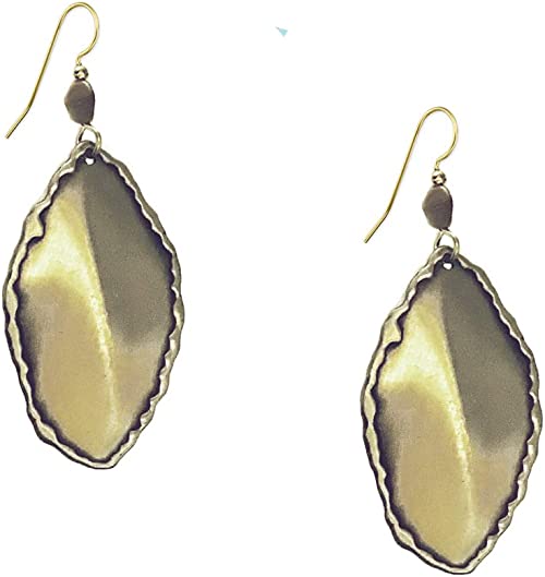 Silver Forest Irregular Diamond & Frame Earrings NE-1686