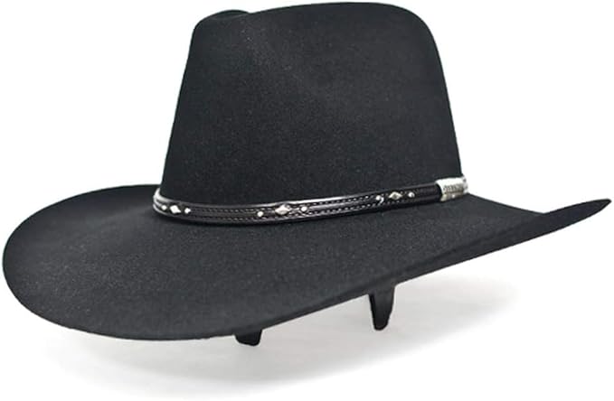 Stetson Pawnee 5X Rabbit Fur Western Hat w/ 3 1/4