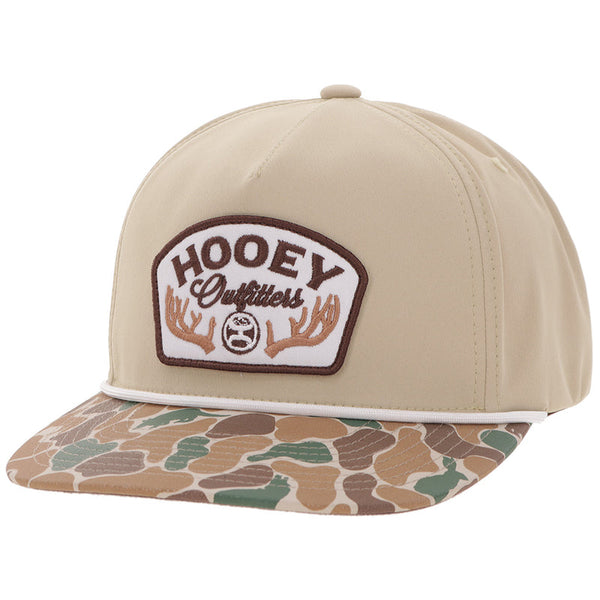 Hooey Outfitters Camo Tan and Brown Ball Cap-6026T-TNCA