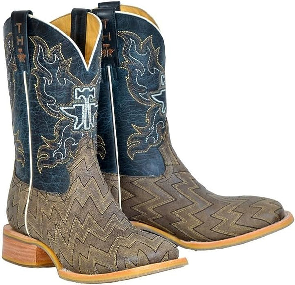 Tin Haul Men's Western Boot Lightning Strikes Square-14-020-0077-0502